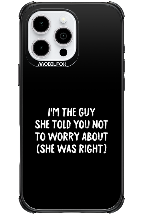 She was right 2.0 - Apple iPhone 16 Pro Max