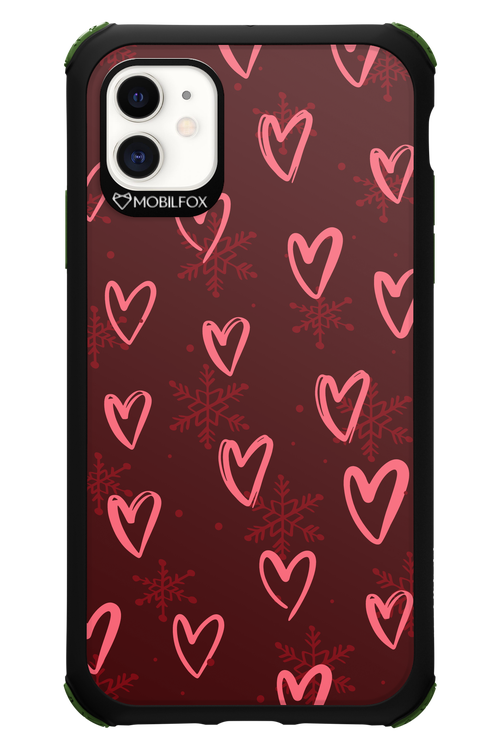 Christmas Hearts - Apple iPhone 11
