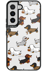 Scary Dachshund (Transparent) - Samsung Galaxy S22
