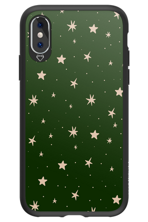 Forest Green Stars - Apple iPhone XS