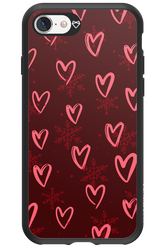 Christmas Hearts - Apple iPhone SE 2020
