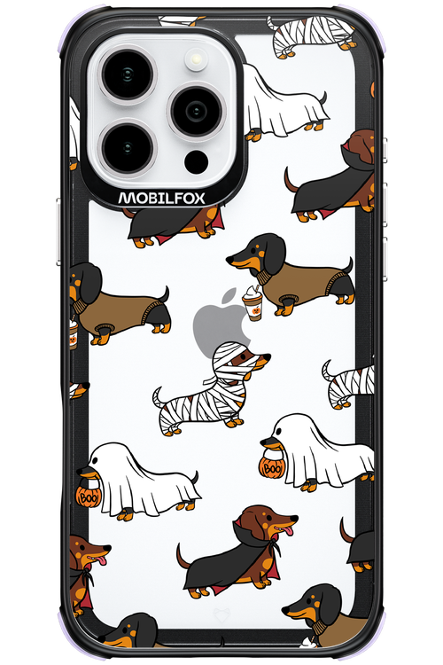 Scary Dachshund (Transparent) - Apple iPhone 16 Pro Max