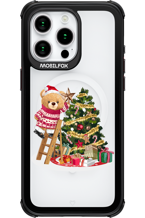 Christmas Bear (Transparent) - Apple iPhone 15 Pro Max