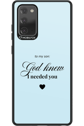 To My Son 2.0 - Samsung Galaxy Note 20