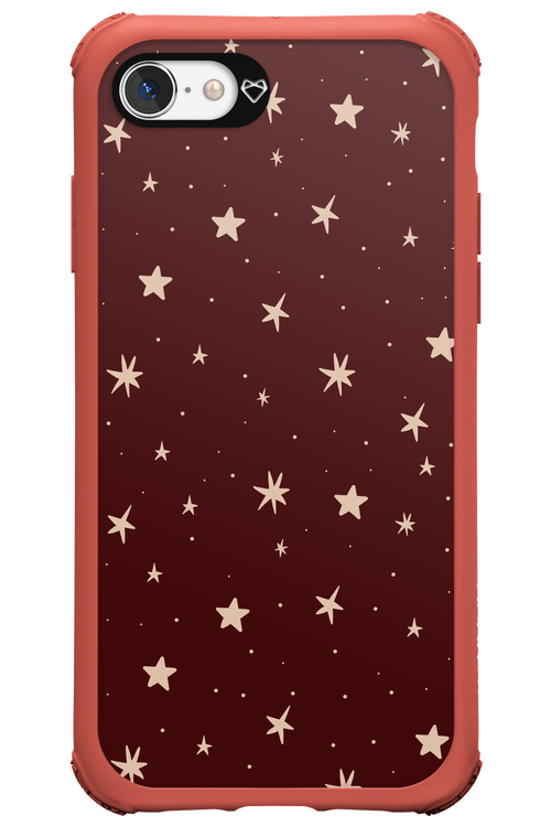 Burgundy Stars - Apple iPhone 7
