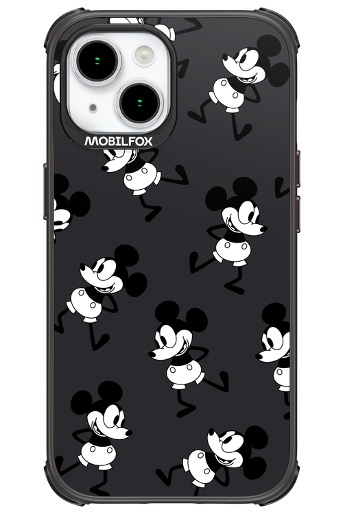 Iconic Mouse (antracite pattern) - Apple iPhone 15