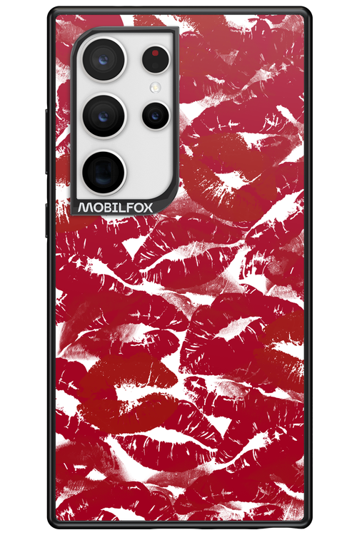 Burgundy and Kiss 2.0 - Samsung Galaxy S24 Ultra