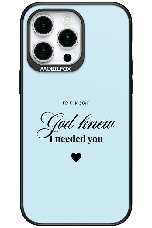 To My Son 2.0 - Apple iPhone 15 Pro Max