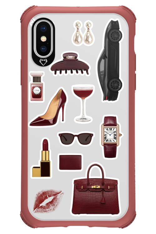 Classy Burgundy - Apple iPhone X