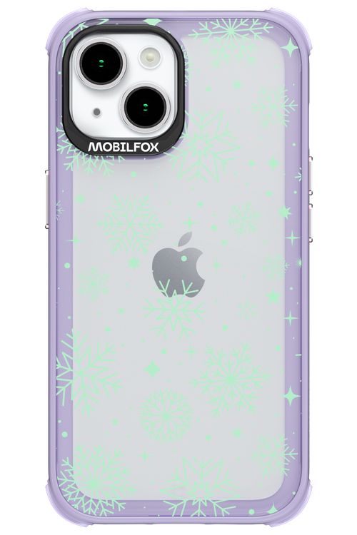 Tiffany's Snowflakes - Apple iPhone 15