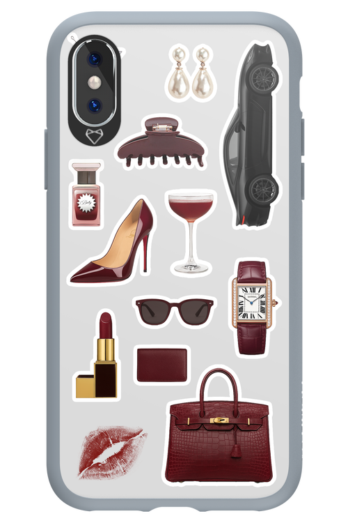 Classy Burgundy - Apple iPhone X