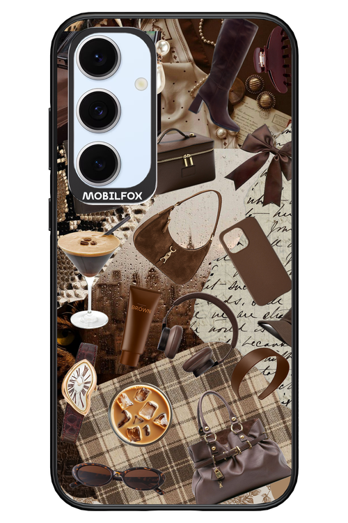 Brown Love - Samsung S24 FE