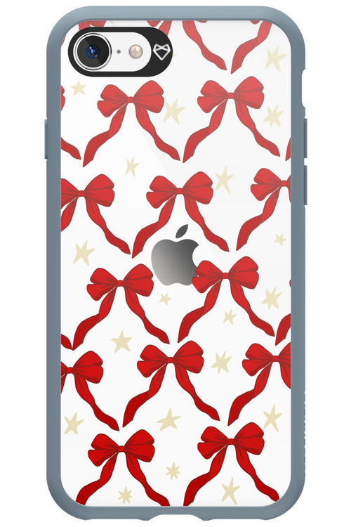 Bow & Stars (Transparent) - Apple iPhone SE 2020