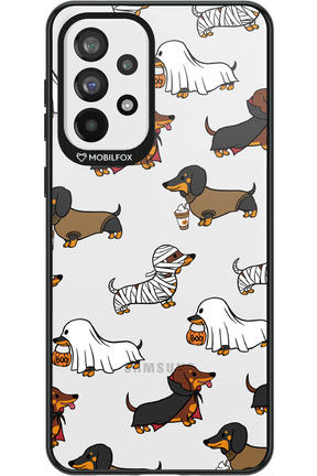 Scary Dachshund (Transparent) - Samsung Galaxy A73