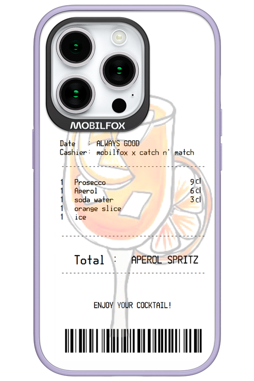 aperol spritz cocktail - Apple iPhone 15 Pro