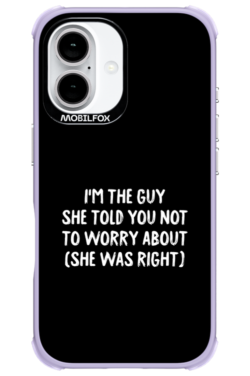 She was right 2.0 - Apple iPhone 16