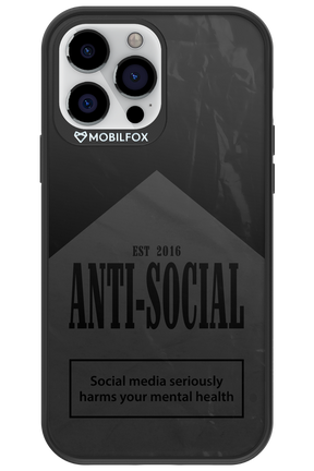 ANTI-SOCIAL (BLVCK) 2.0 - Apple iPhone 13 Pro Max