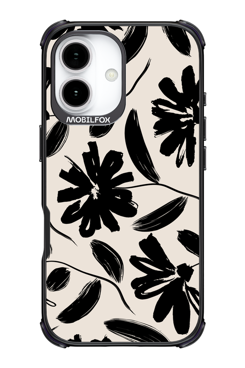 Monochrome Flowerss - Apple iPhone 17