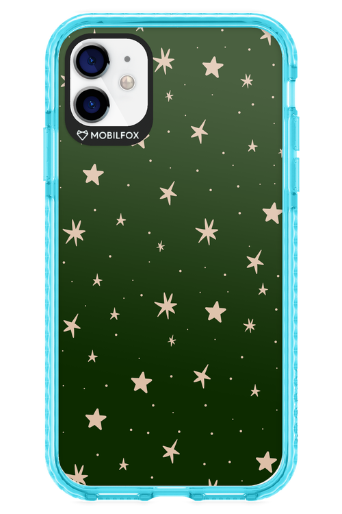 Forest Green Stars - Apple iPhone 11