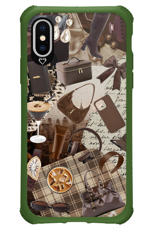 Brown Love - Apple iPhone X