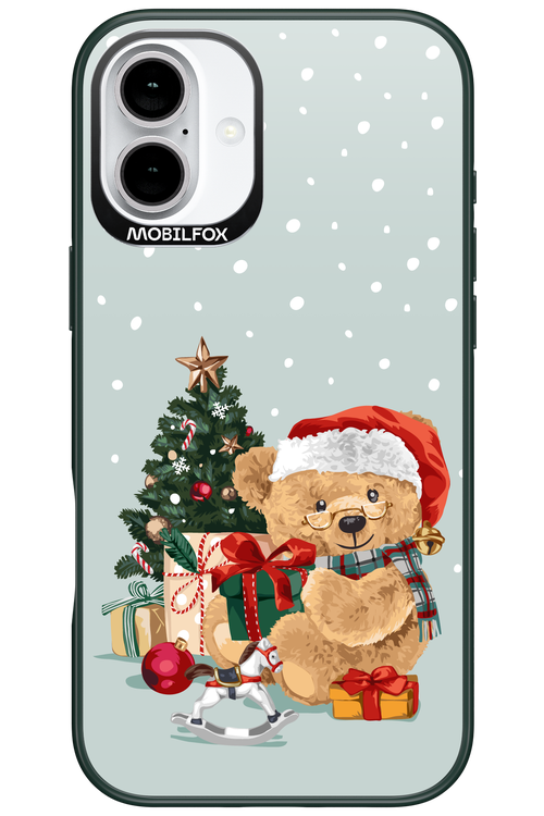 Merry Christmas Bear - Apple iPhone 16 Plus