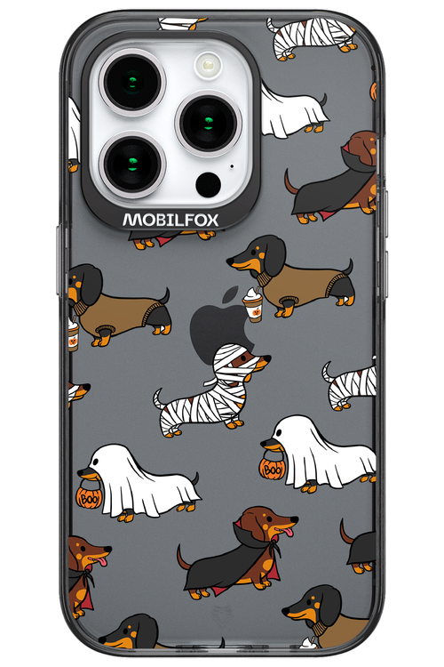 Scary Dachshund (Transparent) - Apple iPhone 15 Pro