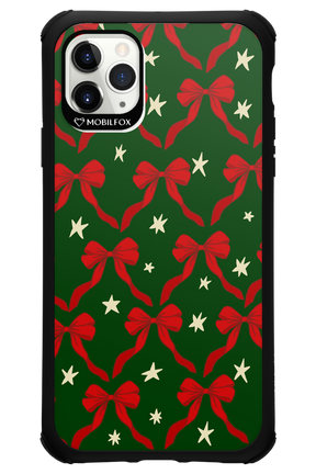 Bow & Stars (Green) - Apple iPhone 11 Pro Max
